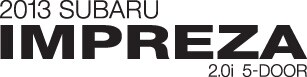 2013 Subaru Impreza 2.0i 5dr (M5)